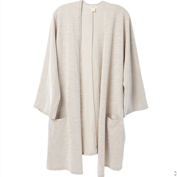 DONNI. Ribbed Sweater Coat Size 0 - 16 - Picture 3 of 8